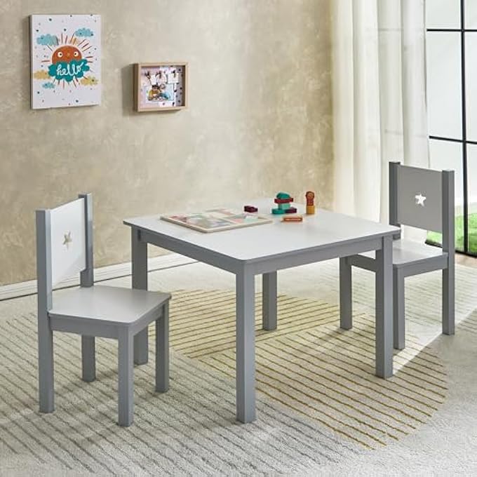 rayihni HOMEBOX VANILLA STARRY KIDS 2-PIECE 2-SEATER TABLE SET - Image 4